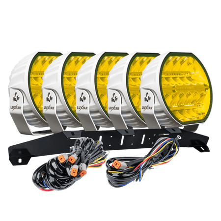 LUXTAR LED-extraljus Stellar White RAD5 – Yellow - Carlevel AB - Fordon och delar > Fordonsdelar > Belysning > Extraljus