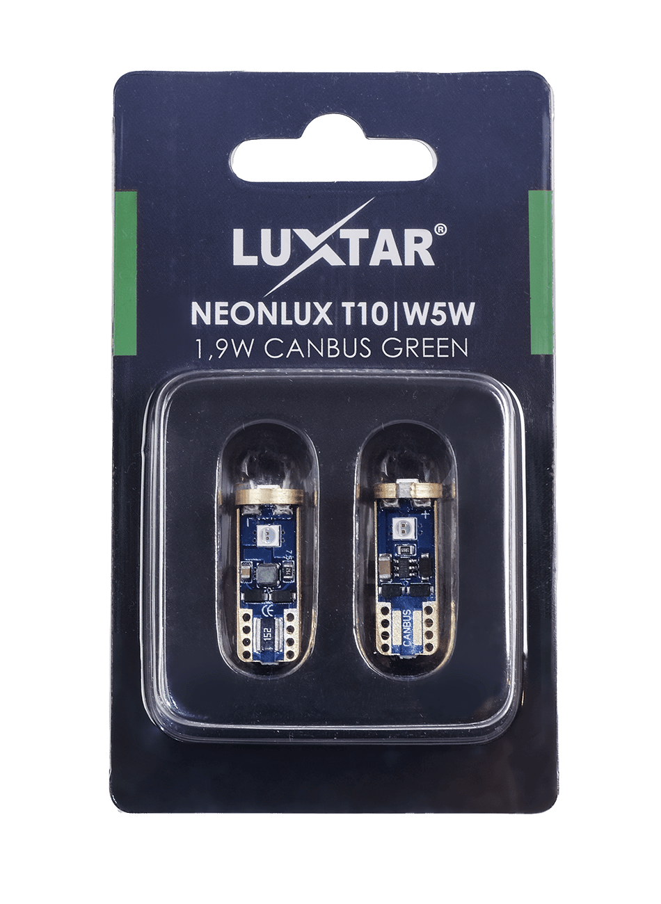 LUXTAR NeonLux – T10 W5W – Canbus - Carlevel AB - Fordon och delar > Fordonstillbehör
