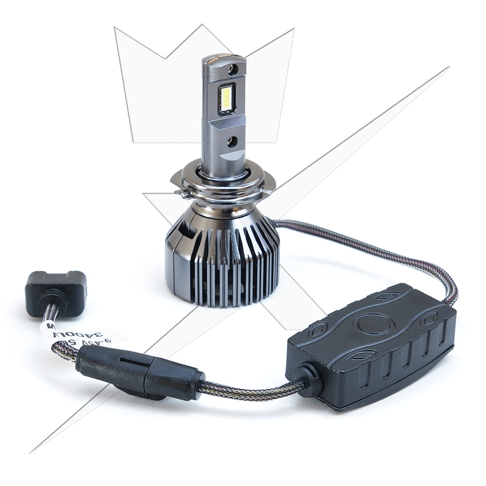 Premium CANBUS H7 LED – 52 W – alternativ vy | LUXTAR