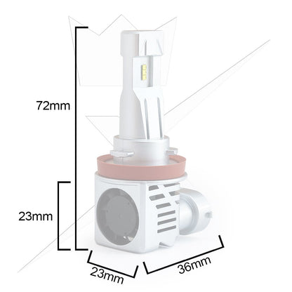 LUXTAR Q1 Led H11 – 9-32V DC - Carlevel AB - Fordon och delar > Fordonsdelar > Belysning > Halvljus