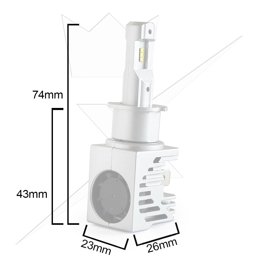 LUXTAR Q1 Led H3 – 9-32V DC - Carlevel AB - Fordon och delar > Fordonsdelar > Belysning > Halvljus