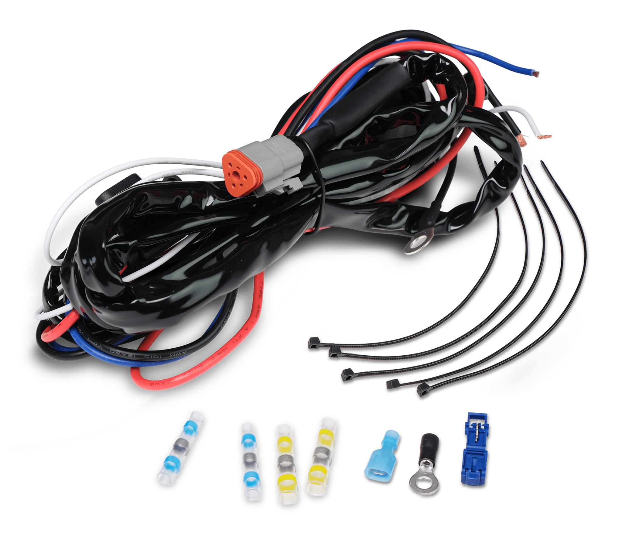 Reläkabelsats DT-3 X1 – 12V – 80A Relä – LUXTAR – närbild detaljer | LUXTAR