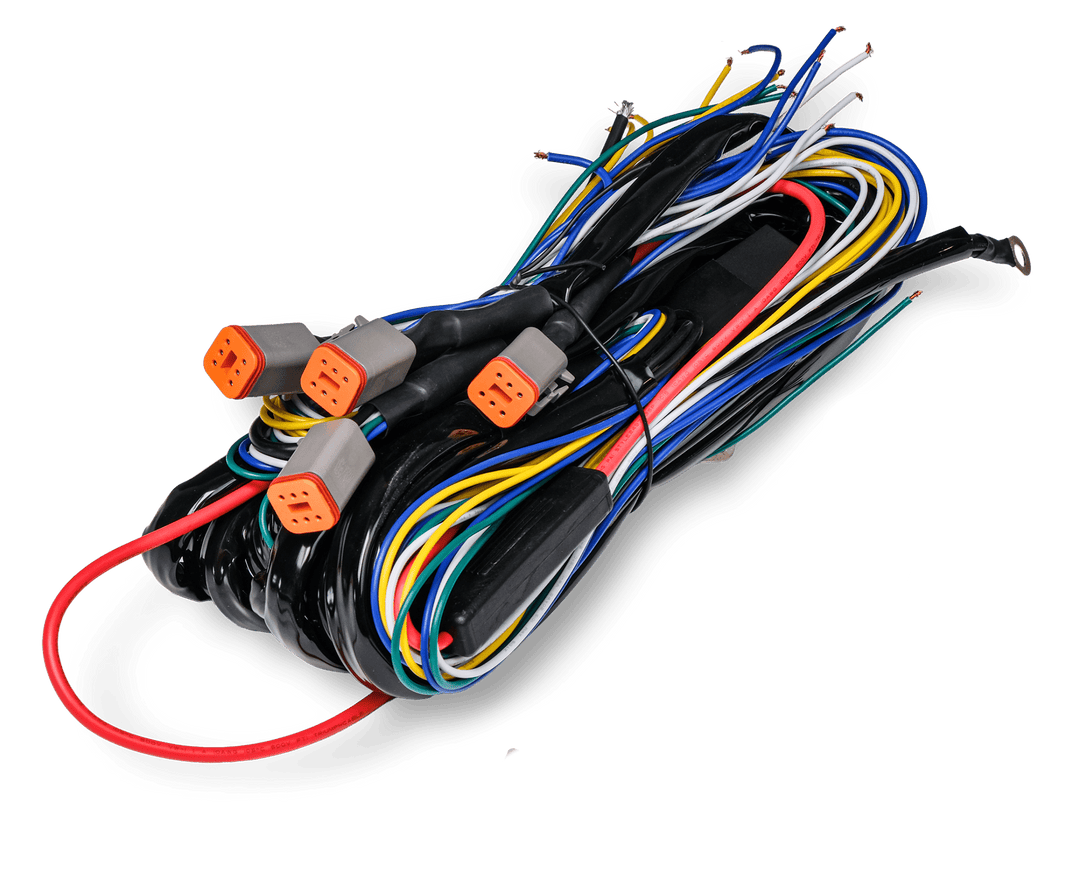 Reläkabelsats DT-6 X4 – 12V – 80A Relä – LUXTAR – produktbild framifrån | LUXTAR