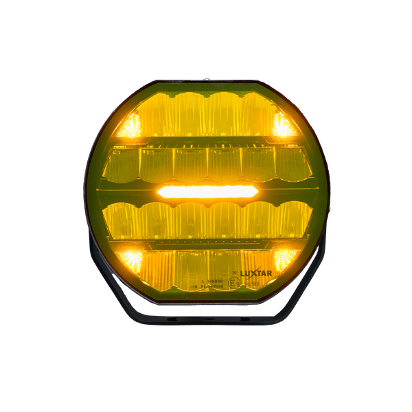LED extraljus Stellar Dynamic 9" Black – Yellow – 12 200 lm – 16 480 lm – LUXTAR – närbild detaljer | LUXTAR