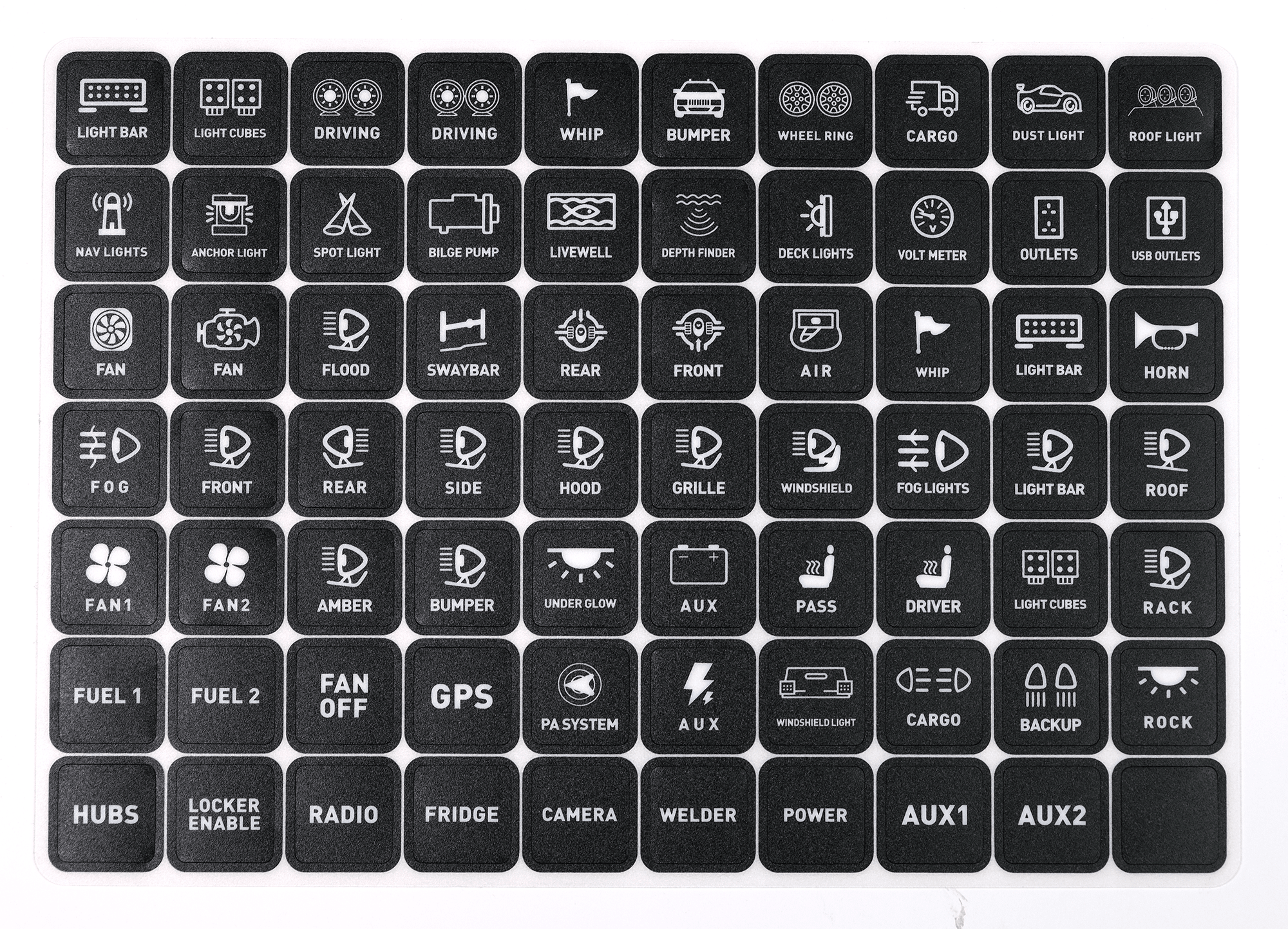 Switch Panel – 6 Channel – 12-24V DC – 2026-12-24 00:00:00 – LUXTAR – extrabild | LUXTAR