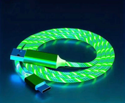 Lysande Laddkabel till iPhone - Snabb & LED Belyst Lightning Kabel - Carlevel - 