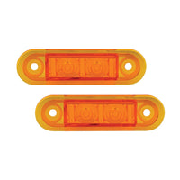 Markeringsljus 2 – LED AMBER 12/24V (2 – pack) - Carlevel AB - Fordon och delar > Fordonsdelar > Belysning
