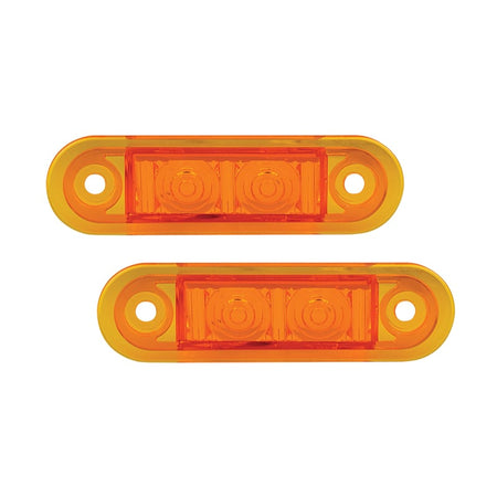 Markeringsljus 2 – LED AMBER 12/24V (2 – pack) - Carlevel AB - Fordon och delar > Fordonsdelar > Belysning