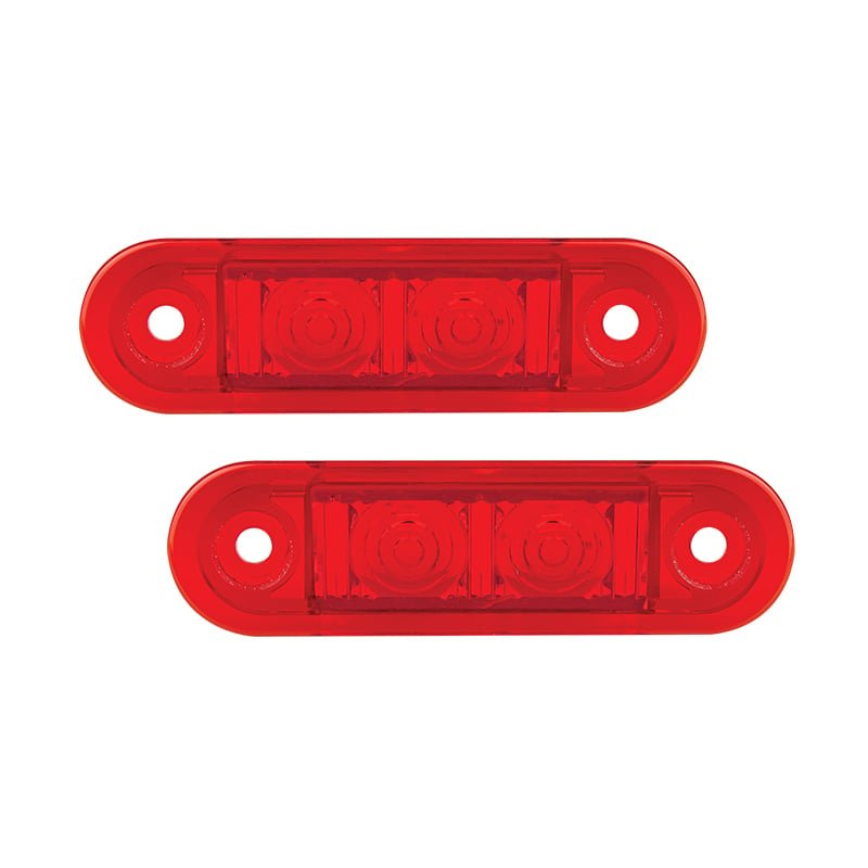 Markeringsljus 2 – LED RÖD 12/24V (2 – pack) - Carlevel AB - Fordon och delar > Fordonsdelar > Belysning