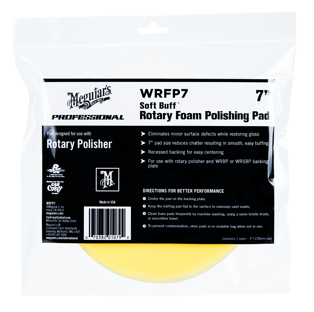 Meguiar's Rotary Foam Polishing Pad 7" - Carlevel AB - Fordon och delar > Fordonsunderhåll > Bilvård