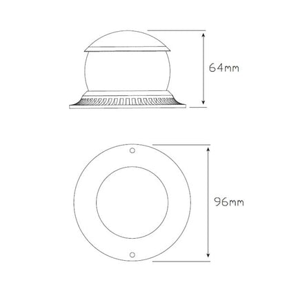 Mini Beacon MB12AME 10 – 110VDC - Carlevel AB - Fordon och delar > Fordonstillbehör