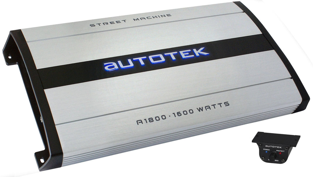 Autotek monoblock bassteg 1600W 2 Ohm – Filterfunktioner – produktbild framifrån | Autotek