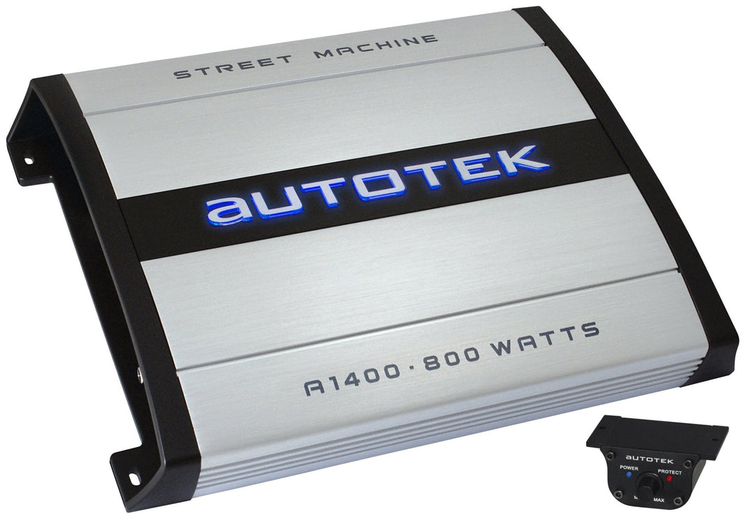 Autotek monoblock bassteg 800W 2 Ohm – Filterfunktioner – produktbild framifrån | Autotek