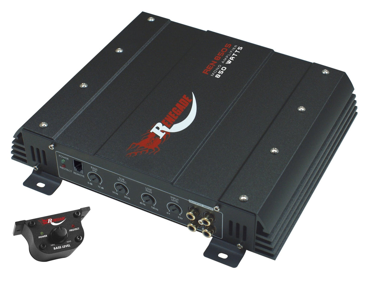 Monoblock 850W 2 Ohm – Kraftfullt steg för basinstallation bilhifi - Carlevel - Slutsteg 2 - kanals