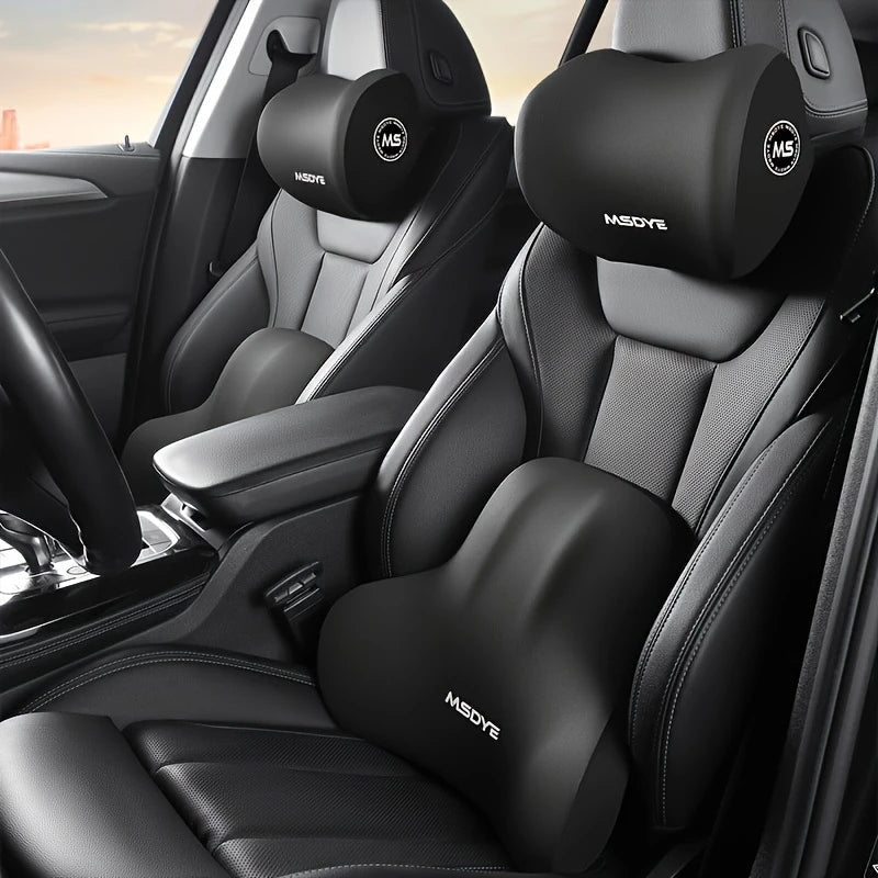 Nack - och ländstöd i memory foam – bilkuddar för optimal komfort - Carlevel - 