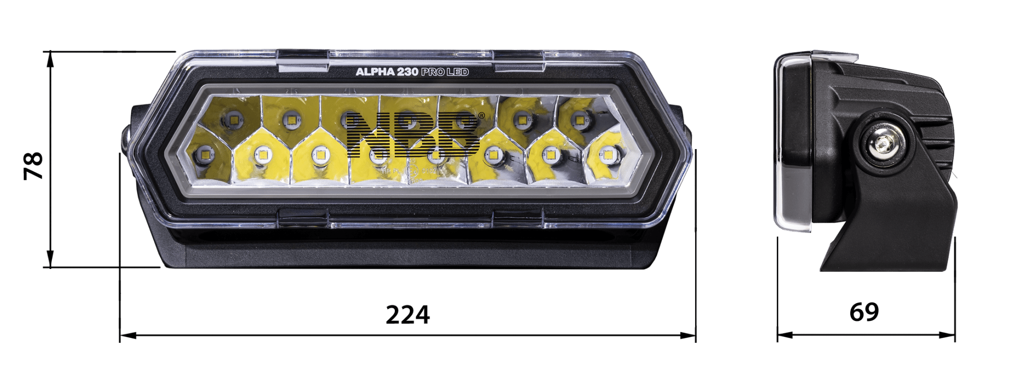 NBB Alpha 230 Pro LED extraljusramp - Carlevel AB - Fordon och delar > Fordonsdelar > Belysning > Extraljus
