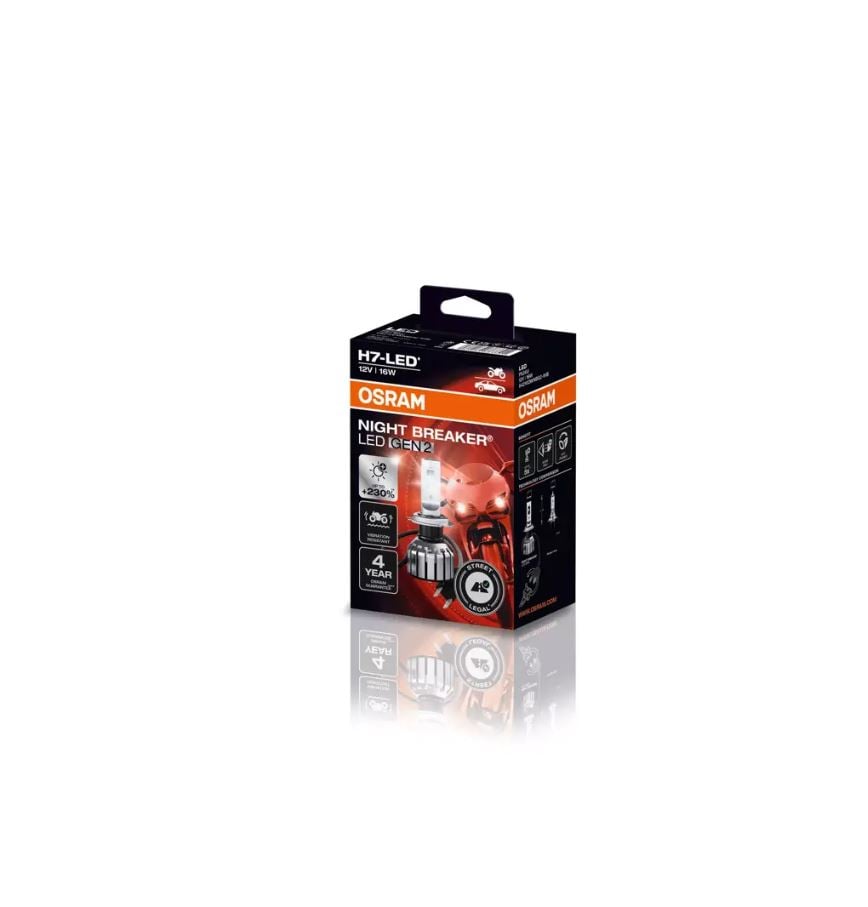 NIGHT BREAKER LED – MC – H7 – LED - Carlevel AB - Fordon och delar > Fordonsdelar > Belysning > Halvljus
