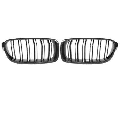 Njurgrill BMW 3-serie F30/F35 2012–2019 – Glanssvart - Carlevel AB - Fordon och delar > Fordonstillbehör