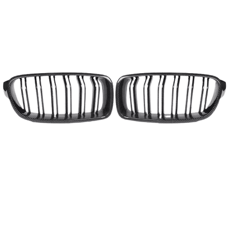 Njurgrill BMW 3-serie F30/F35 2012–2019 – Glanssvart - Carlevel AB - Fordon och delar > Fordonstillbehör