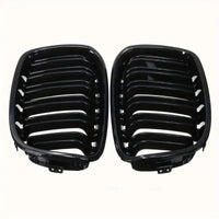 Njurgrill till BMW 1-serie F20/F21 2011–2014 – Glanssvart dubbel slits - Carlevel AB - Fordon och delar > Fordonstillbehör