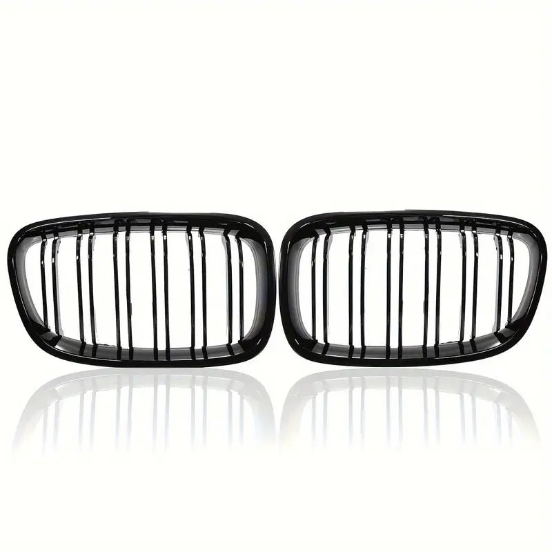 Njurgrill till BMW 1-serie F20/F21 2011–2014 – Glanssvart dubbel slits - Carlevel AB - Fordon och delar > Fordonstillbehör