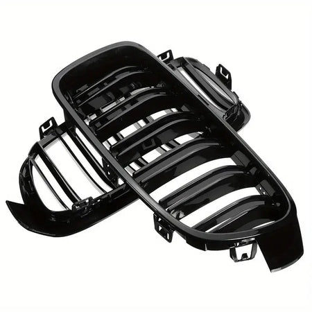 Njurgrill till BMW 3-serie F30 2012–2018 – Glanssvart ABS-plast - Carlevel AB - Fordon och delar > Fordonstillbehör