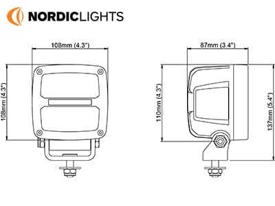 Nordic Light Arbetsbelysning 50W - Carlevel AB - Fordon och delar > Fordonsdelar > Belysning