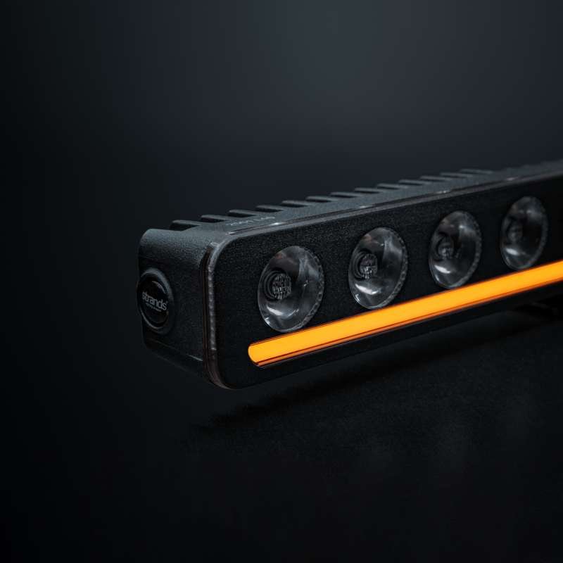 LED-ramp Strands Lighting Division Nuuk D-Line 10″ 5 500 lm – Svart design – produktbild 12 | Strands Lighting Division