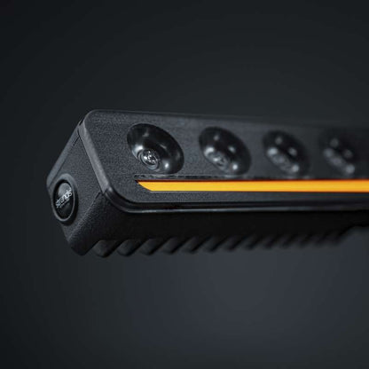 LED-ramp Strands Lighting Division Nuuk D-Line 10″ 5 500 lm – Svart design – närbild detaljer | Strands Lighting Division