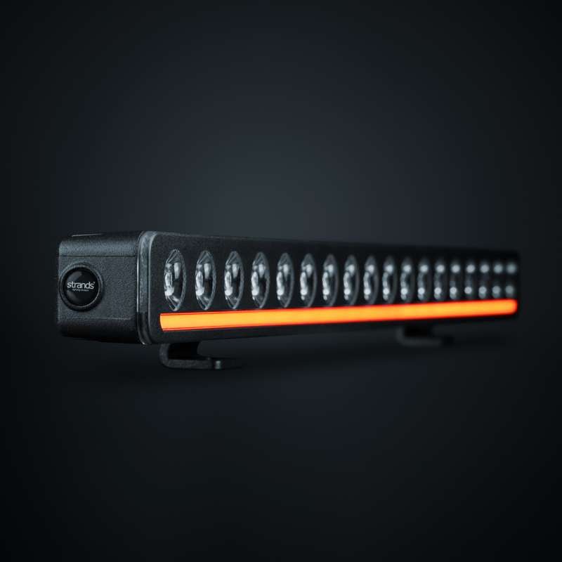 Strands Nuuk D-Line LED-ramp 20" – 9600 lumen extraljus – produktbild framifrån | Strands Lighting Division