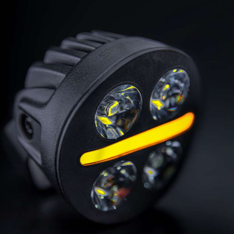 LED-ramp NUUK D-Line MC 3" 2540 lm E-godkänd – Vit/Gul Posljus – i användning | Carlevel