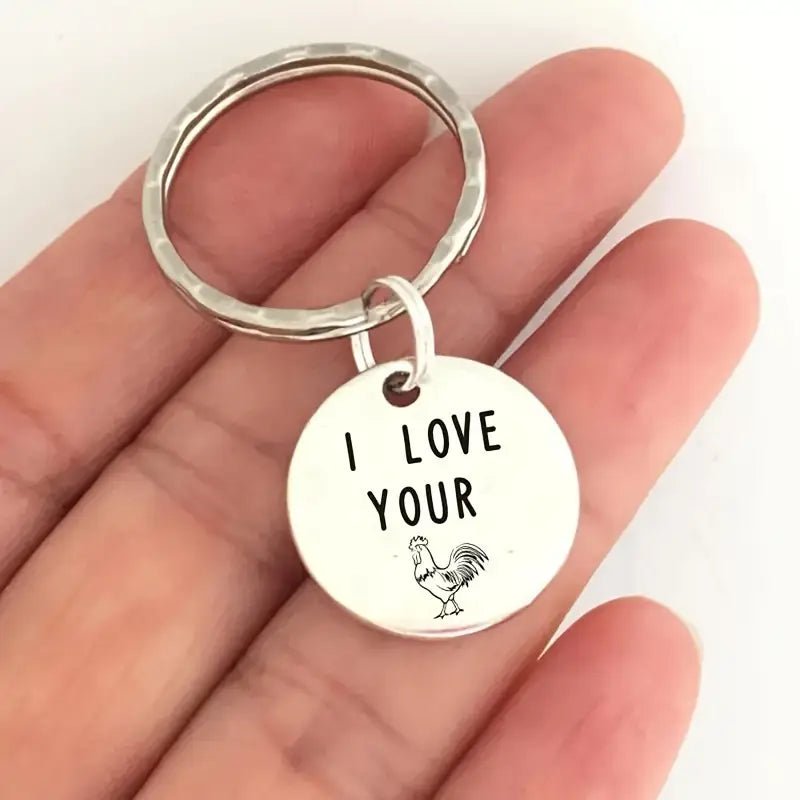 Nyckelring – I Love Your… – Rolig Kärlekspresent i Rostfritt Stål - Carlevel - Nyckelringar & Accessoarer