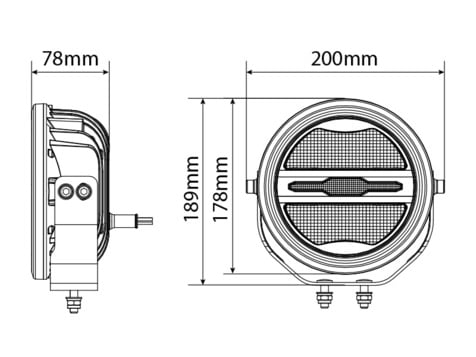 OPTIBEAM Extraljus Savage 7" - Carlevel AB - Fordon och delar > Fordonsdelar > Belysning > Extraljus