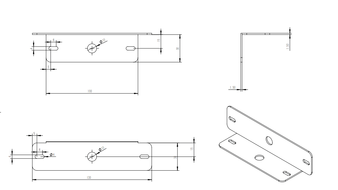 OptiFlux – Bracket for 6 LED - Carlevel AB - Fordon och delar > Fordonsdelar > Belysning