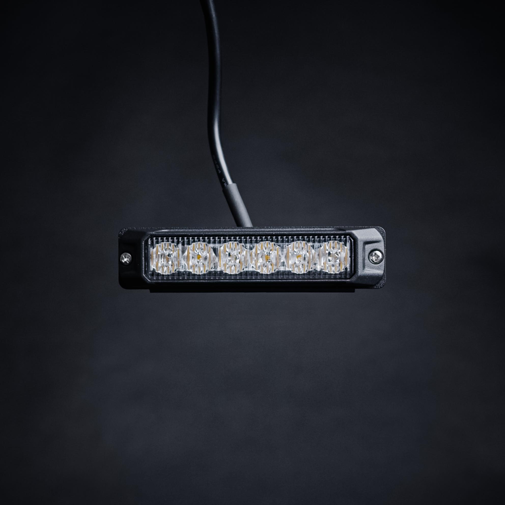 OptiFlux – Warning Light – Amber 6 LED - Carlevel AB - Fordon och delar > Fordonsdelar > Belysning