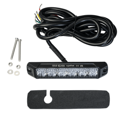 OptiFlux – Warning Light – Amber 6 LED - Carlevel AB - Fordon och delar > Fordonsdelar > Belysning