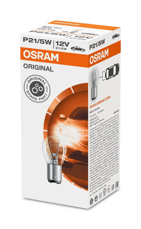 Osram – 7528 – METAL BASE P21/5W (UNPACKED) - Carlevel AB - Fordon och delar > Fordonsdelar > Belysning > Bakljus