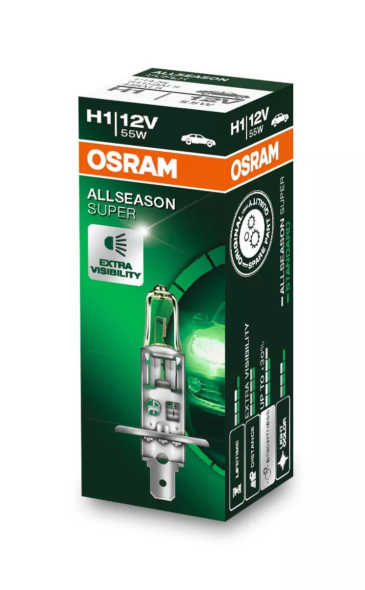 OSRAM ALLSEASON SUPER – ALLSEASON – H1 - Carlevel AB - Fordon och delar > Fordonstillbehör