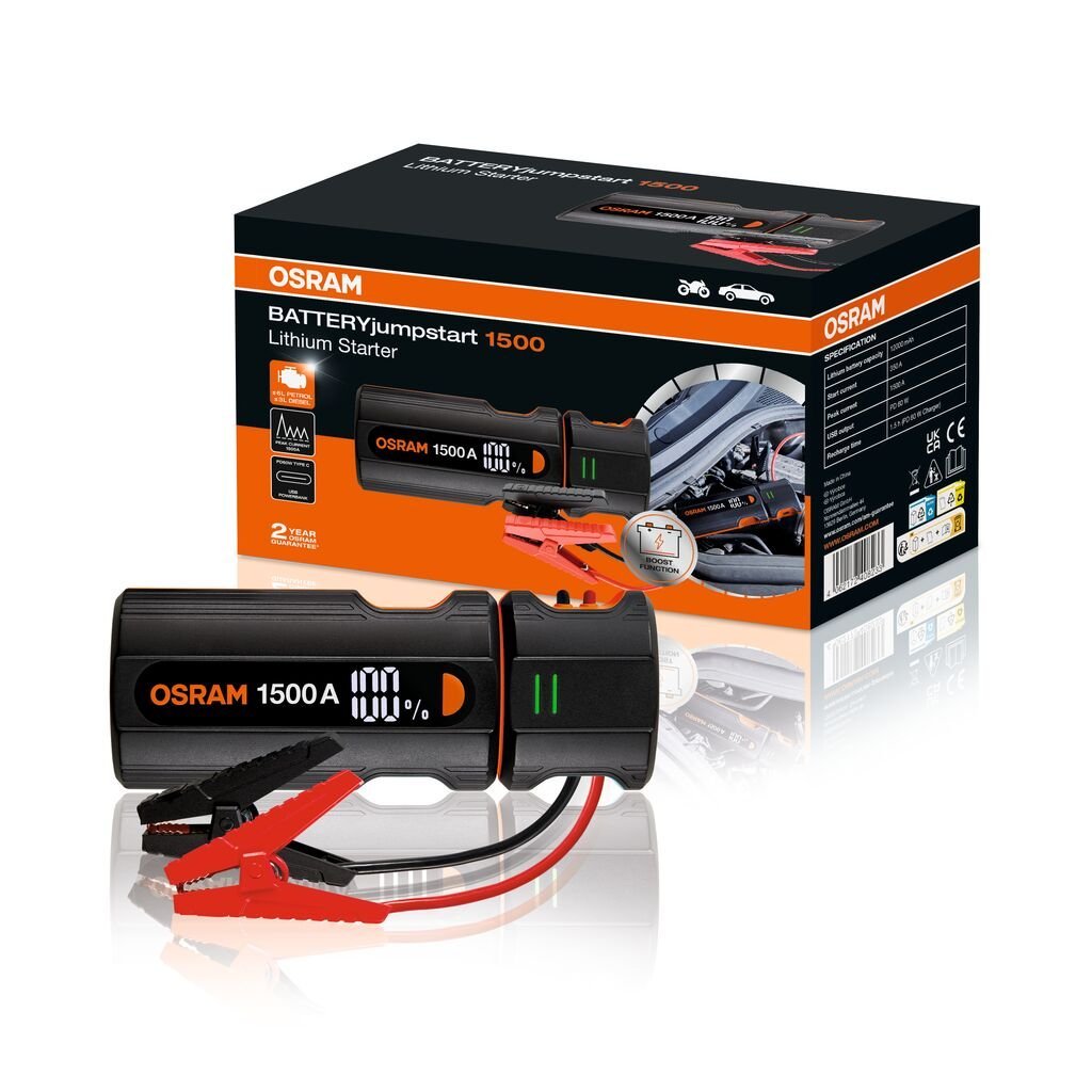 OSRAM BATTERYjumpstart 1500 OJS030 - Carlevel AB - Fordon och delar > Fordonstillbehör