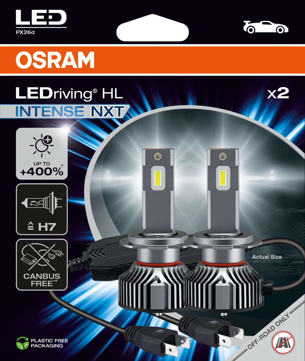 OSRAM LEDriving HL INTENSE NXT H4 – Canbus - Carlevel AB - Fordon och delar > Fordonsdelar > Belysning > Halvljus