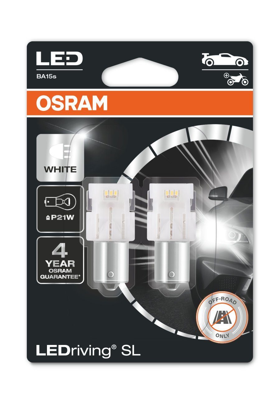 OSRAM LEDriving LEDlampa SL P21W - Carlevel AB - Fordon och delar > Fordonsdelar > Belysning
