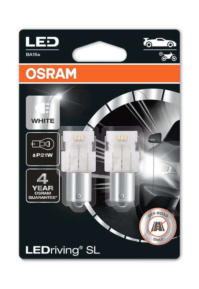 OSRAM LEDriving LEDlampa SL P21W - Carlevel AB - Fordon och delar > Fordonsdelar > Belysning