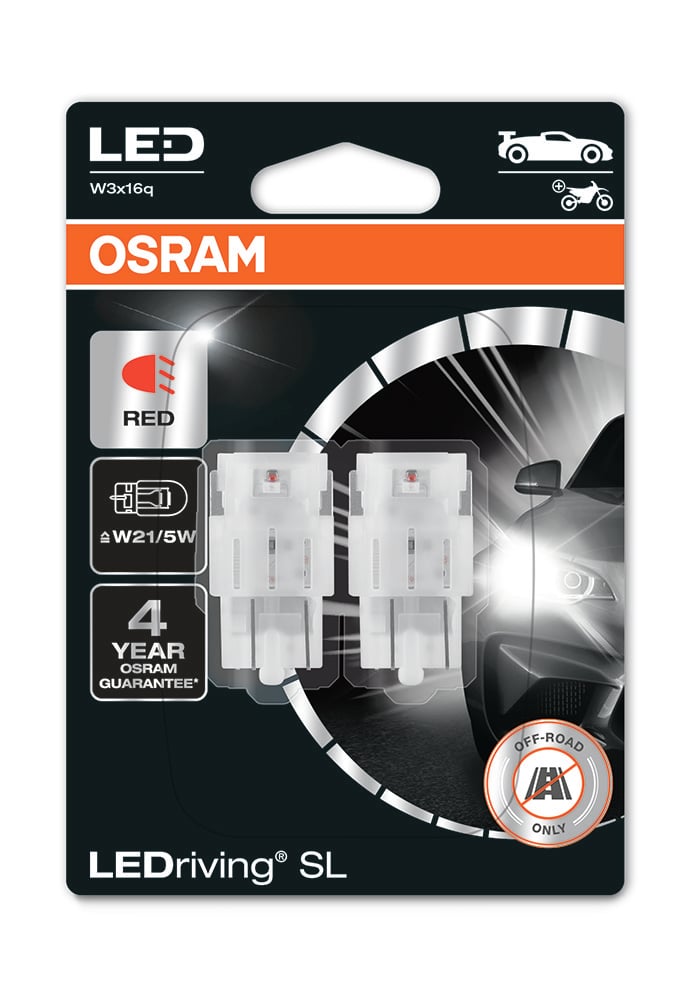 OSRAM LEDriving LEDlampa SL W21/5W - Carlevel AB - Fordon och delar > Fordonsdelar > Belysning