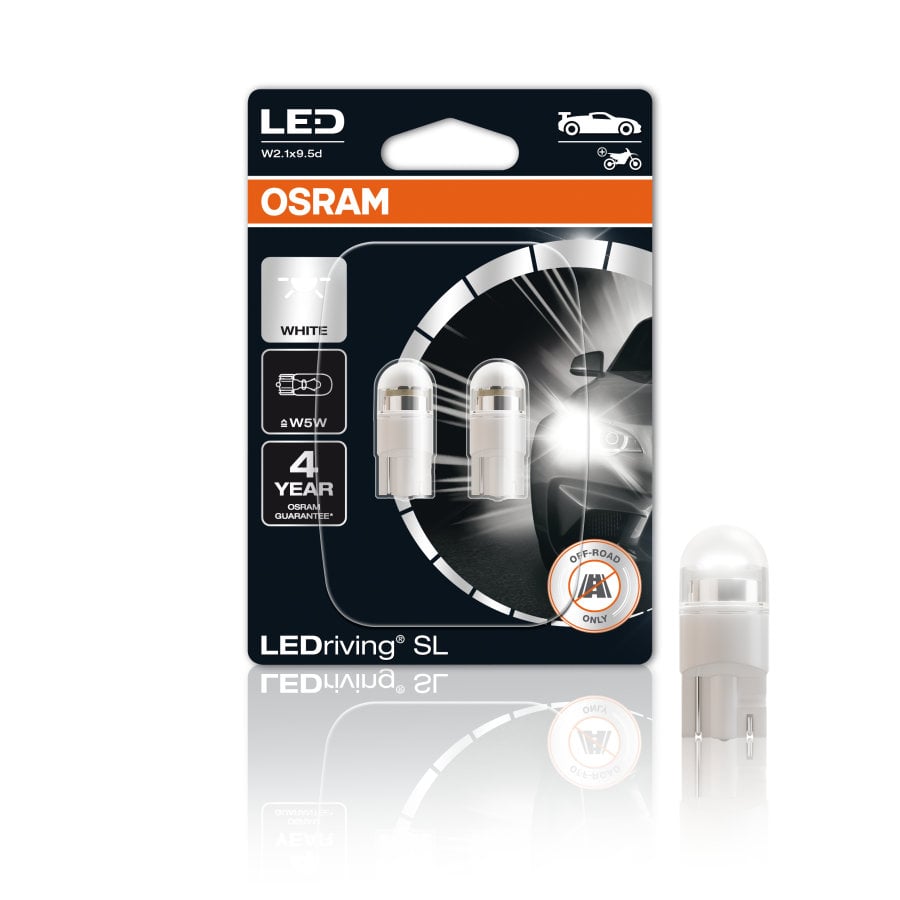 OSRAM LEDriving LEDlampa SL W5W - Carlevel AB - Fordon och delar > Fordonsdelar > Belysning