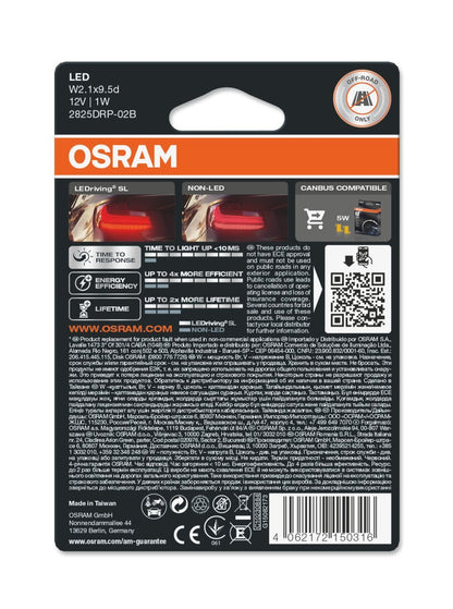 OSRAM LEDriving LEDlampa SL W5W - Carlevel AB - Fordon och delar > Fordonsdelar > Belysning