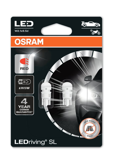 OSRAM LEDriving LEDlampa SL W5W - Carlevel AB - Fordon och delar > Fordonsdelar > Belysning