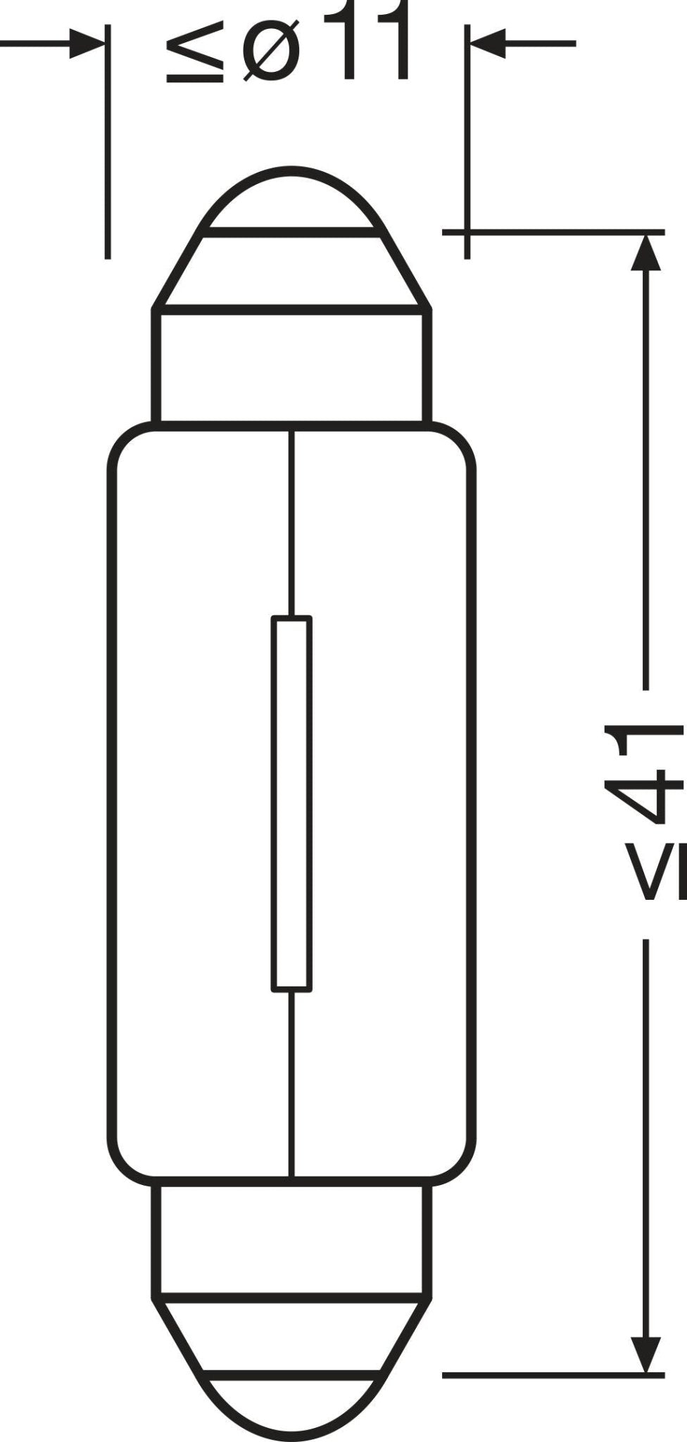 OSRAM ORIGINAL FESTOON – 5W – 12V - Carlevel AB - Fordon och delar > Fordonstillbehör
