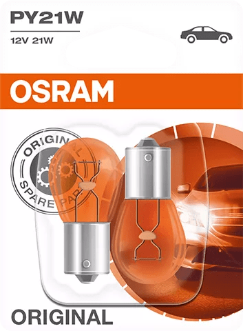 OSRAM ORIGINAL – METAL BASE PY21W - Carlevel AB - Fordon och delar > Fordonstillbehör