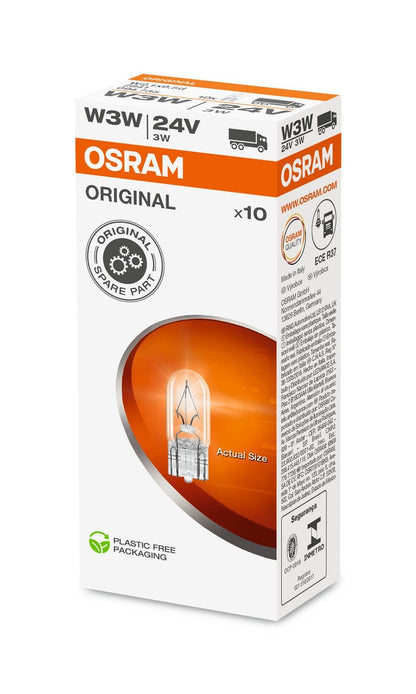 OSRAM ORIGINAL – WEDGE BASE – 3W – 24V – W2.1x9.5d - Carlevel AB - Fordon och delar > Fordonstillbehör