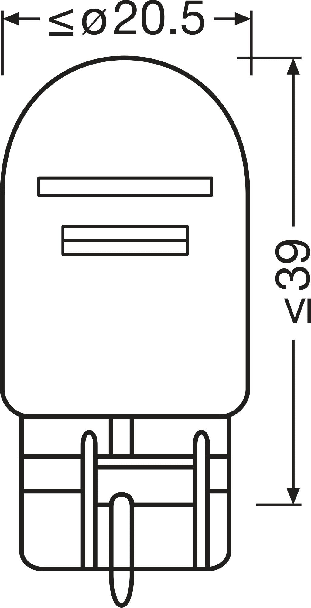 OSRAM ORIGINAL – WEDGE BASE – W21/5W – 2 – PACK - Carlevel AB - Fordon och delar > Fordonstillbehör